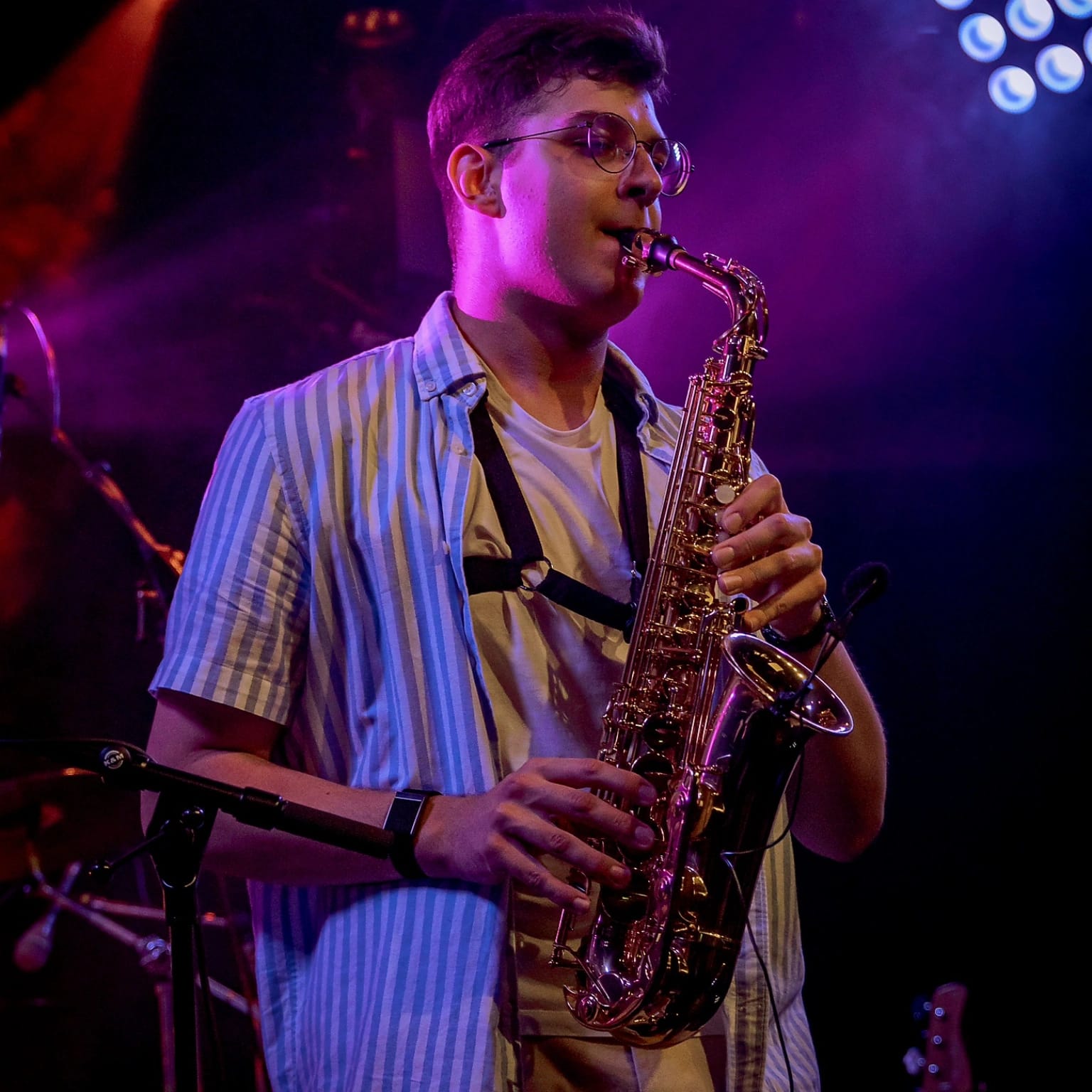 Alex - Saxofonist der Band TaktX